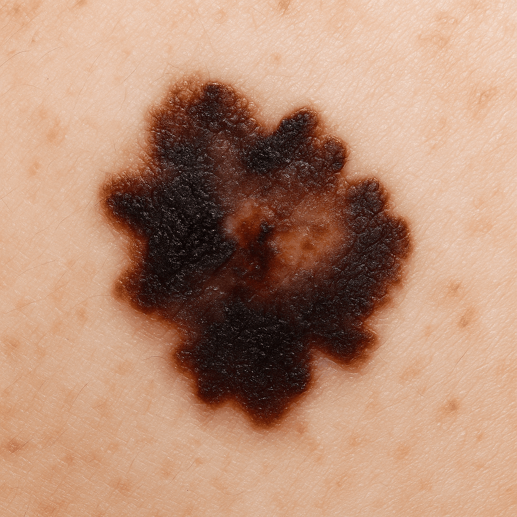 Ilustração de um Melanoma